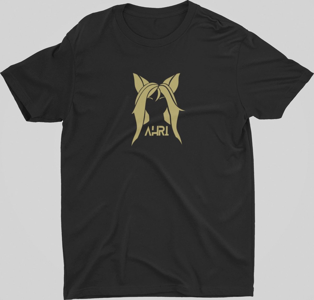 League of Legends Ahri T-Shirt | LoL Moba Game | Multiplayer | Gamer cadeau | Unisex Maat M  Zwart